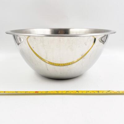 WAZIR CHAND & CO 13â€ STAINLESS STEEL MIXING BOWL