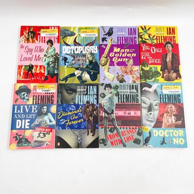 IAN FLEMING â€œ007: A JAMES BOND NOVELâ€ PAPERBACK BOOK LOT