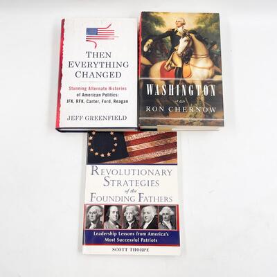 PRESIDENTIAL/US HISTORY HARDBACK BOOK LOT