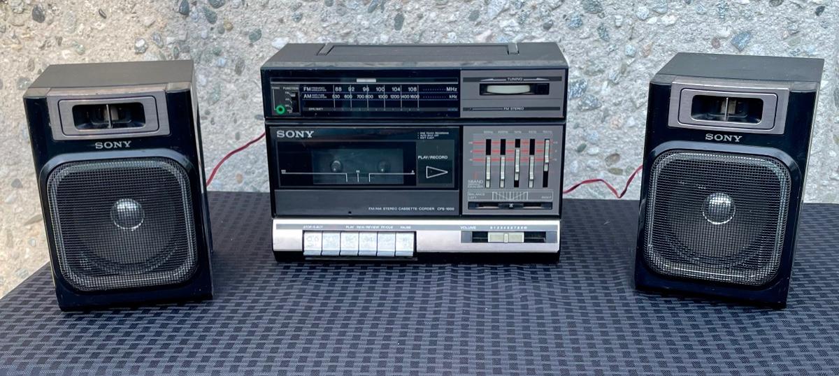 Vintage Sony boom box stereo | EstateSales.org