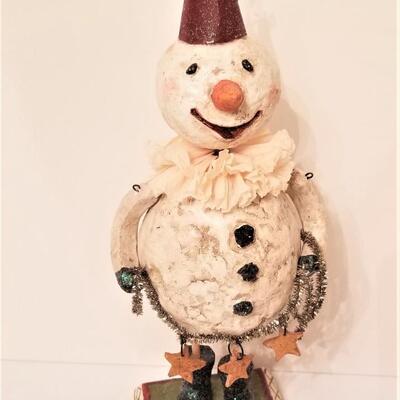 Lot #84  Reproduction Christmas Decoration - Jointed arms