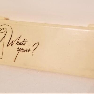 Lot #89  Vintage Barware Drink Identifier in original case