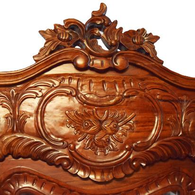 Antique Hand Carved Mahogany Claw Foot China Cabinet Curio Glass Doors and Sides 79" x 27" x 15"