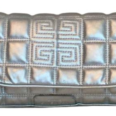 Givenchy Silver Clutch or Cosmetic Bag NWOT