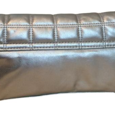 Givenchy Silver Clutch or Cosmetic Bag NWOT