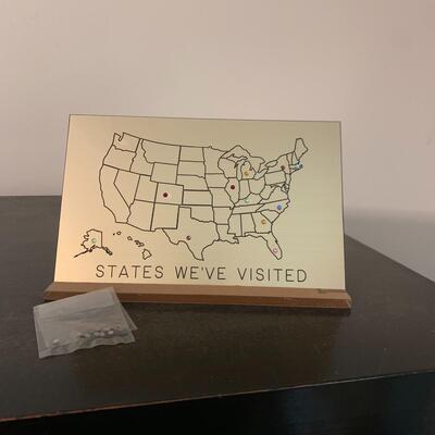 Lot 21 - Framed Knoxville Raised Relief Map & More