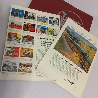 1955 vintage Train Magazines 