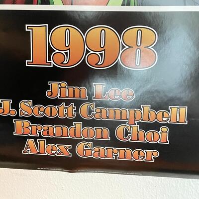 1998 â€œGEN 13â€ COMIC CALENDAR POSTER