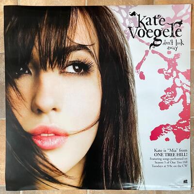 KATE VOEGELE â€œDONâ€™T LOOK AWAYâ€ DOUBLE-SIDED SMALL POSTER
