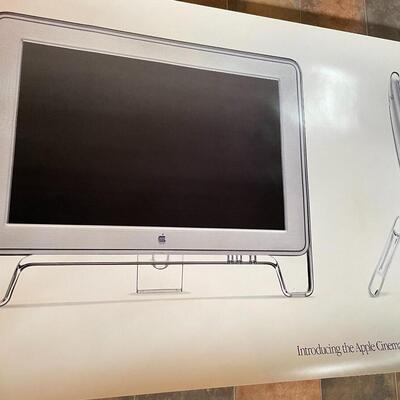 *GIANT* 1999 APPLE â€œCINEMA DISPLAYâ€ PROMOTIONAL POSTER