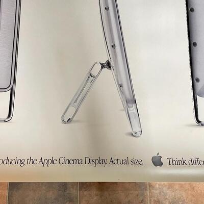 *GIANT* 1999 APPLE â€œCINEMA DISPLAYâ€ PROMOTIONAL POSTER