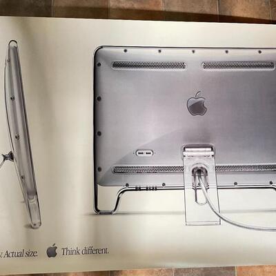 *GIANT* 1999 APPLE â€œCINEMA DISPLAYâ€ PROMOTIONAL POSTER