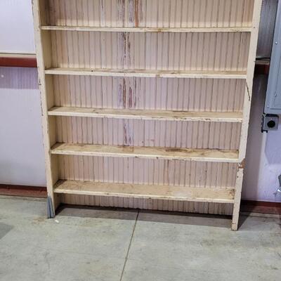 Lot 109: Vintage Farmhouse Storage Shelf