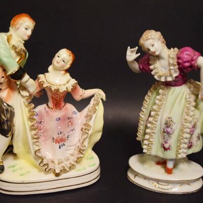Pair of Vintage Figurines 6.5" Tall