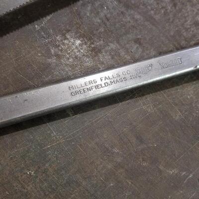 Lot 125: (2) Vintage Large Hand Saws