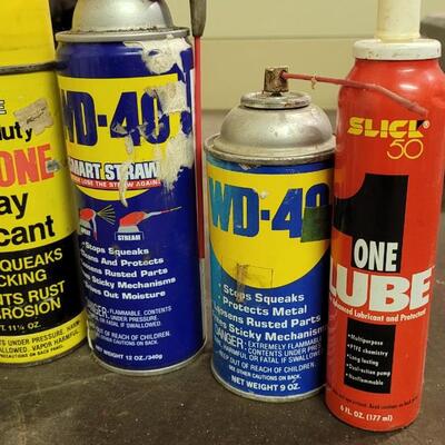 Lot 126: Assortment of Auto / Home Spray Lubricants 50%+