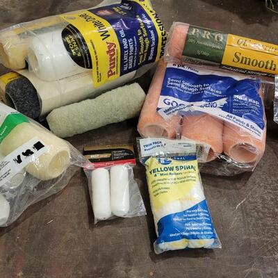 Lot 131: Assortment of New Unused Paint Roller Brushes 