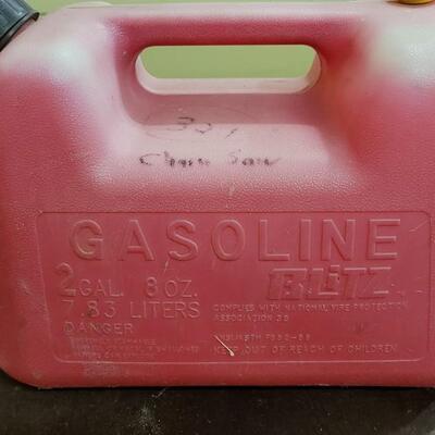 Lot 132: (3) Red Plastic Gas Cans 