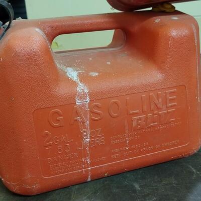 Lot 132: (3) Red Plastic Gas Cans 