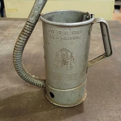 Lot 133: Vintage HUFFMAN Metal Spout Can 