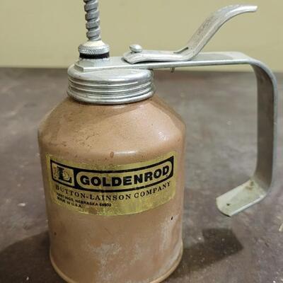 Lot 137: (2) Vintage Oil Cans by Golden Rod