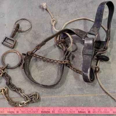Lot 139: Vintage Horse Tack Bundle ã€ŠAã€‹