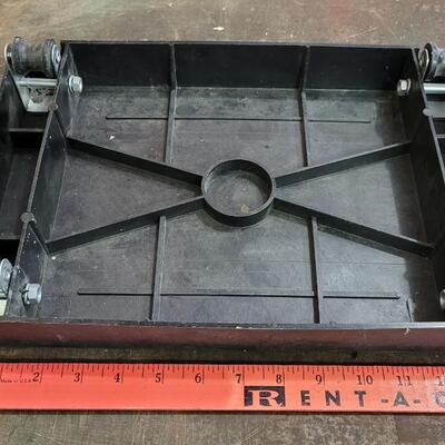 Lot 157: Rolling Plastic Base with Wheels