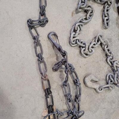 Lot 159: Assorted Metal Chain Link Sections 
