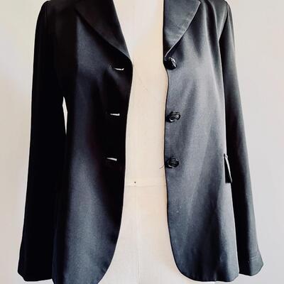 LOT 141  GRAND PRIX EQUESTRIAN RIDING JACKET BLACK SIZE YOUTH X-SMALL