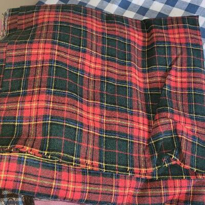 Lot 173: Flannel & Wool Fabric Lot I