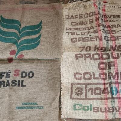 Lot 177: Burlap Sacks (2)