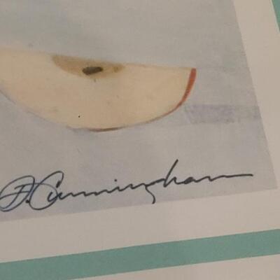 Lot 182: Still Life Print By Cunningham 
