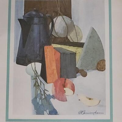 Lot 182: Still Life Print By Cunningham 