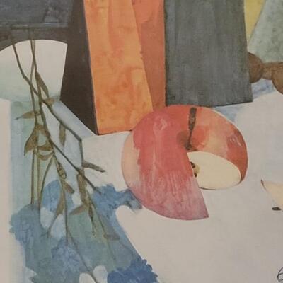 Lot 182: Still Life Print By Cunningham 