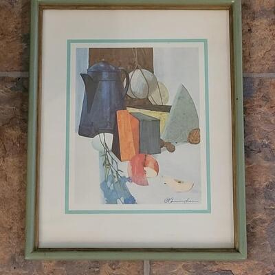 Lot 182: Still Life Print By Cunningham 