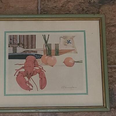 Lot 184: Still Life Print by Cunningham 
