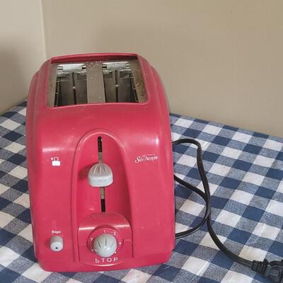 Lot 190: Red Sunbeam Toaster