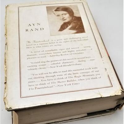 Lot #101  Early Edition with dustcover - Ayn Rand's first novel "The Fountainhead"