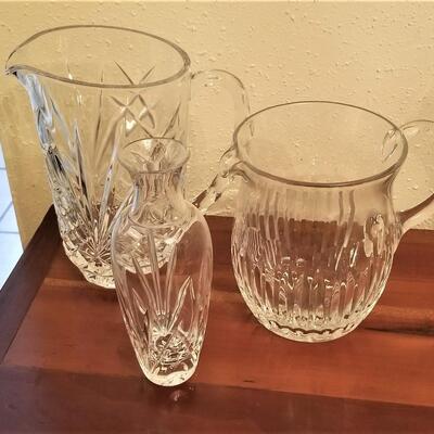 Lot #106  Three Piece Crystal Lot