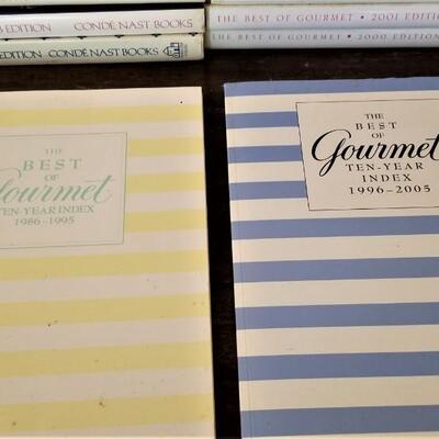 Lot #108  Lot of Best of Gourmet Magazine Hardbacks 1986-2007 with indexes