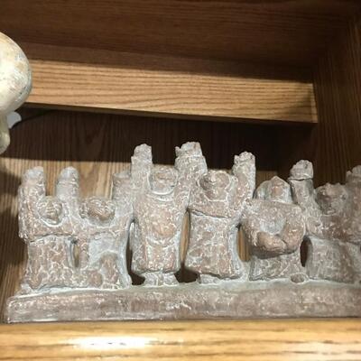 3 PC POTTERY DECO