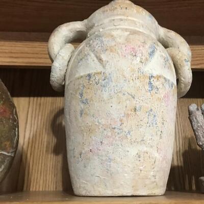 3 PC POTTERY DECO