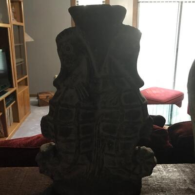 LARGE 2 PC DECO VASES
