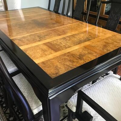 11 PC CENTURY FURNITURE OF DISTINCTION -DINING SUIT - RAYMOND K. SABOTA - CHIN HUA