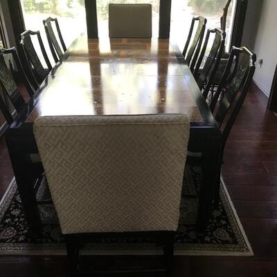 11 PC CENTURY FURNITURE OF DISTINCTION -DINING SUIT - RAYMOND K. SABOTA - CHIN HUA