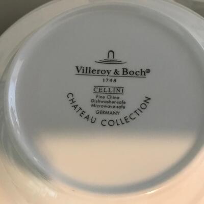 VILLEROY & BOCH  CHAUTEAU INTARSIA & CELLINI CLASSIC FINE CHINA 8 place settings plus....