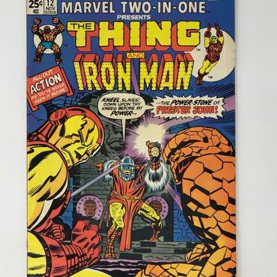 MARVEL TWO IN ONE THE THING and IRON MAN, 12