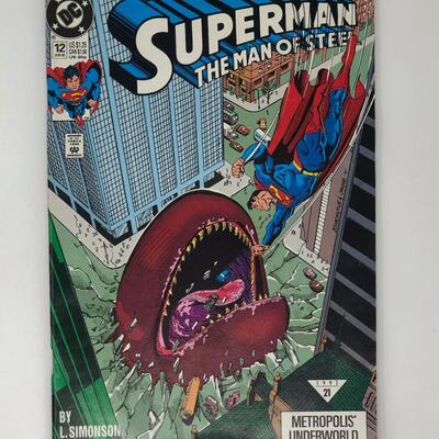 DC, SUPERMAN MAN OF STEEL , 12 