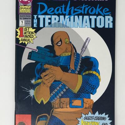 DC, 1992 ANNUAL DEATHSTROKE THE TERMINATOR, 1 