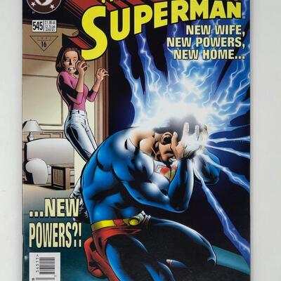 DC ADVENTURES OF SUPERMAN 545 new powers 